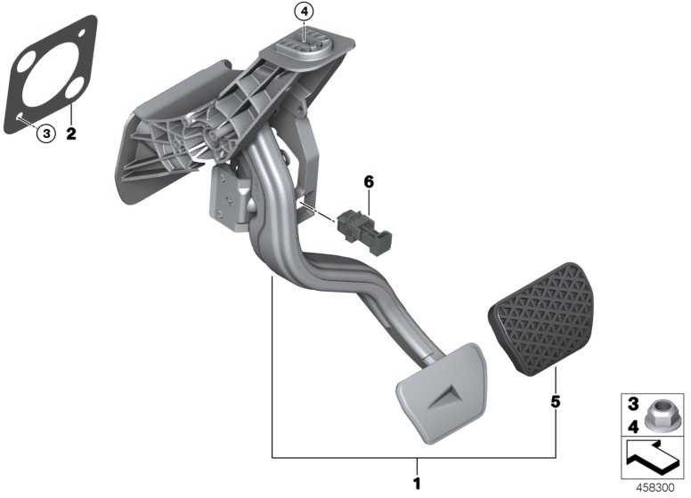BMW純正フットレバーワークコンプリート7シリーズ（35006861771）| 35006861771