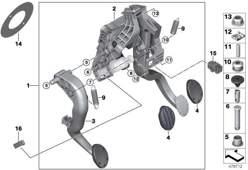 BMW純正ストレージソケットミニ2シリーズ（35006873503）| 35006873503