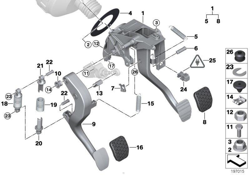 BMW純正ボルゼンサーフォットフェダー（35006878305）| 35006878305