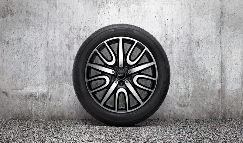 BMW本物のミニアルフェルジJCWブラックスリルは529 Bicolor（黒 /光沢）7.5j x 18 et 51フロントアクスル /リアアクスルF60 | 36106870873