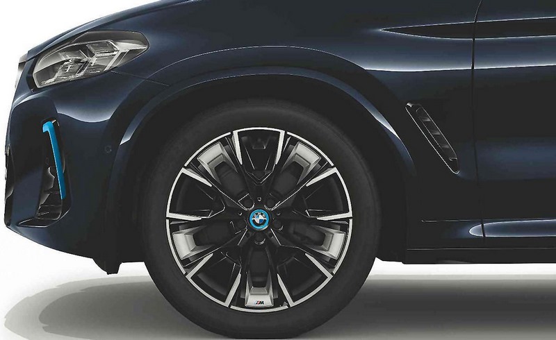 BMW本物のAlufelge Aerodynamics 890 Bicolor（Jet Black Uni / Hard -screen）8J X 20 ET 26フロントアクスルIX3 G08 BEV | 36107916267
