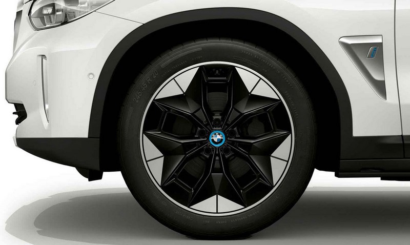 BMW本物のAlufelge Aerodynamics 843 Jet Black uni 8j x 20 et 26 Vorder Axle ix3 G08 Bev | 36107916270