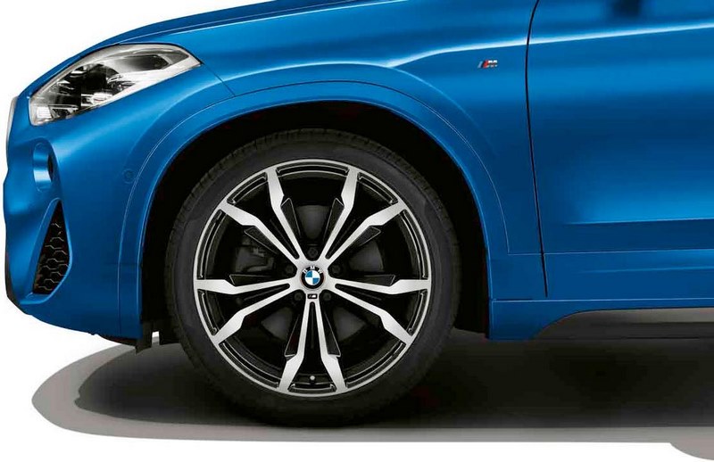 BMW純正Alufelge M double -pear 716 bicolor（ブラック /グラムrotated）8J x 20 et 50フロントアクスル /リアアクスルx1 f48 x2 f39 | 36108008622