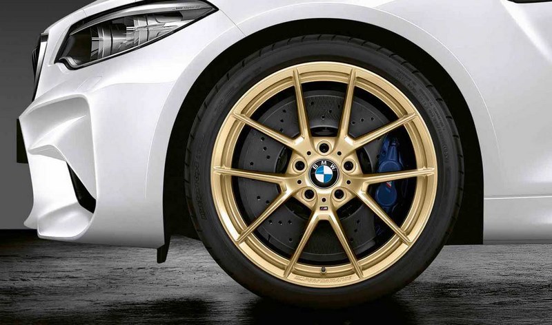 BMW本物のアルフェルジMパフォーマンスY-スペイチェ763フローズンゴールドマット10J X 19 ET 40ヒンター車軸M2 F87 | 36108089343