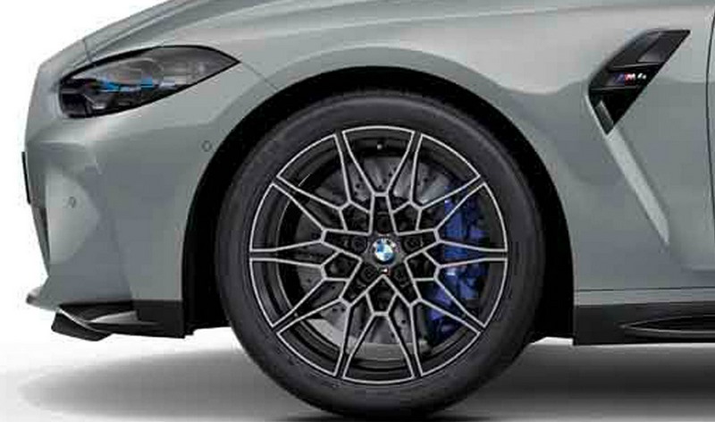BMW本物のAlufelge M double -Spoke 826 bicolor（Jet Black uni / high -gloss）10.5j x 20 et 20リアアクスルM3 G80 G81 M4 G82 | 36108093837