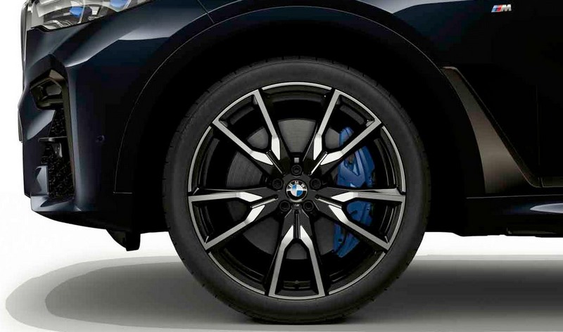 BMW本物のAlufelge v-Speiche 755 Ceriumgrey 10.5j x 22 et 43 Hinter Axle X7 G07 | 36108093914