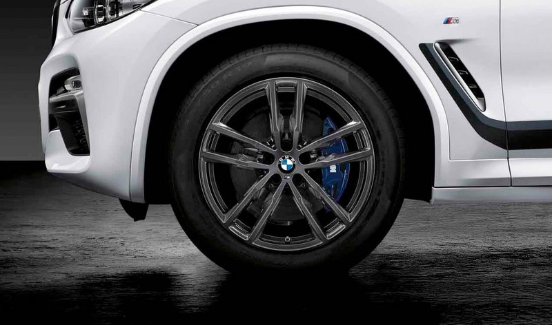 BMW純正Alufelge M double -pear 698 orbitgrey 7.5j x 19 et 32​​フロントアクスル /リアアクスルX3 G01 X4 G02 | 36108093921