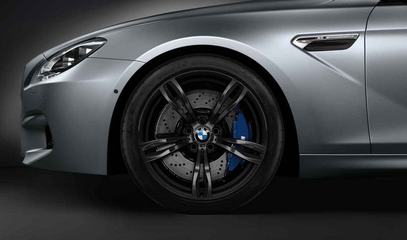 BMW本物のアルフェルジMダブル-PIE 343ブラックマット9.5J x 20 ET 31フロントアクスル6シリーズF06 F12 F13（M6）| 36112284707