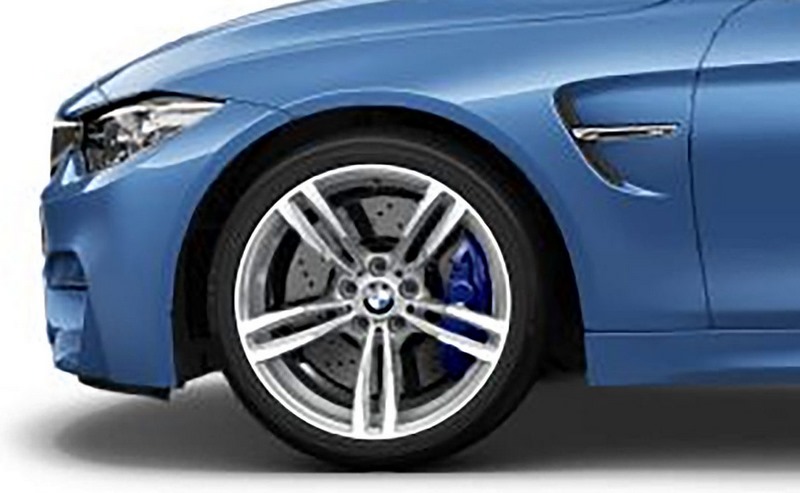 BMW本物のAlufelge M double -Pakes 437 Bicolor（Ferricgrey / hard -screen）9j x 19 et 29 Vorder Axle M2 F87 M3 F80 M4 F82 F83 | 36112284755
