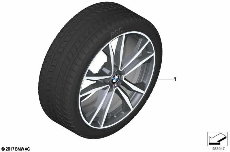 BMW本物のrdci完全コンパート ウィンターLMソフトコンパウンド225/45R19 96T（36112456156）| 36112456156