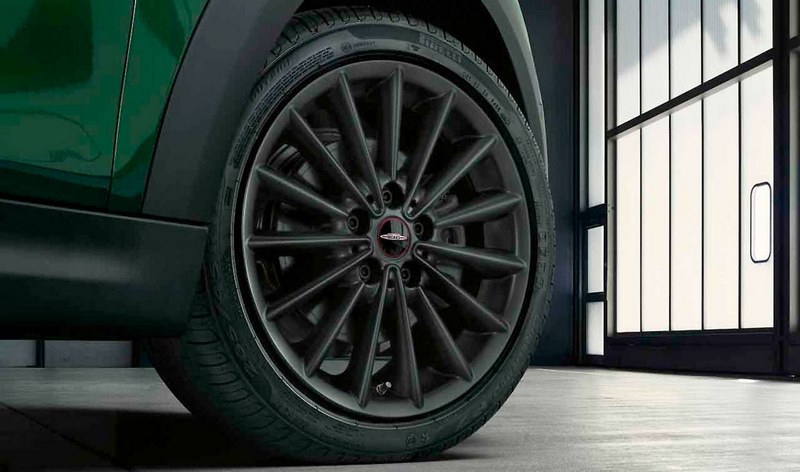 BMW本物のミニ完全ホイールJCWマルチスポーク505ジェットブラックマット17インチF55 F56 BEV F57 RDCI | 36112459604