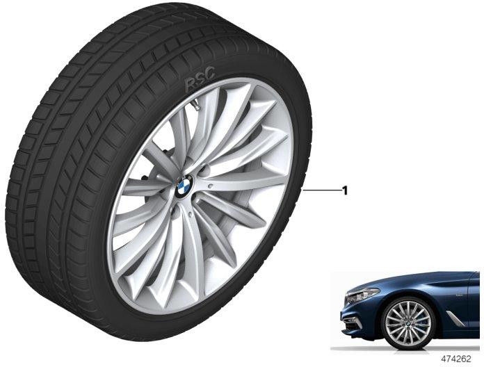 BMW純正RDC完全な完全冬LMソフトコンパウンド245/40R19 98T（3611246313）| 36112463313