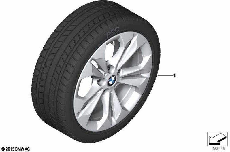 BMW純正rdci完全コンパート ウィンターLMソフトコンパウンド225/55R17 97R（3611246331）| 3611246331