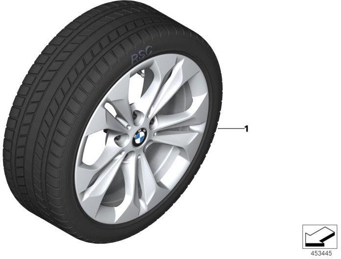 BMW純正rdci完全コンパートコンプリートウィンターLMソフトコンパウンド225/55R17 101T（3611246332）| 3611246332
