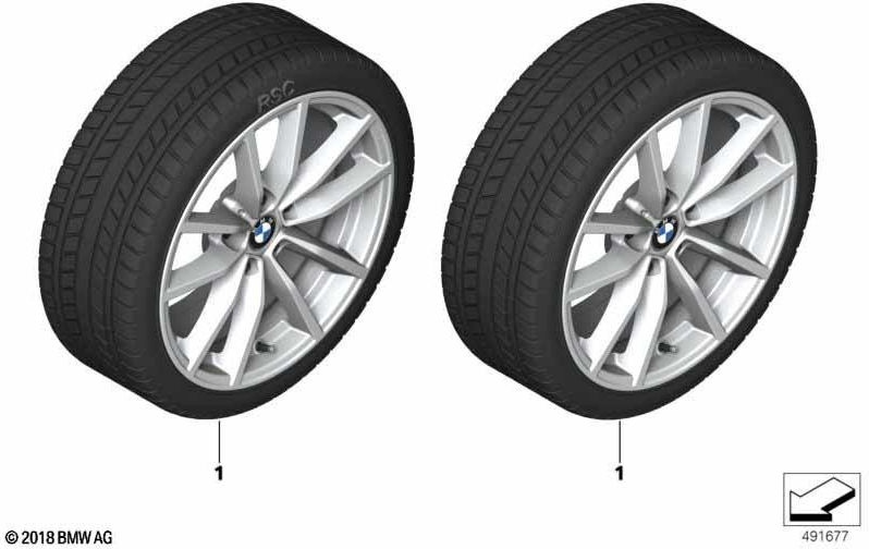 BMW純正RDC完全な完全冬LMソフトコンパウンド225/50R17 98T（36112463400）| 36112463400