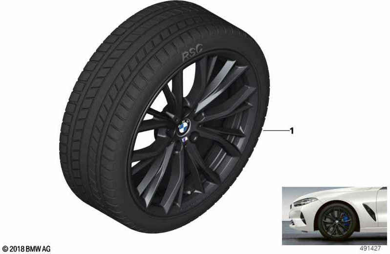 BMW純正RDC完全な完全冬LMソフトコンパウンド245/40R19 98T（36112463412）| 36112463412