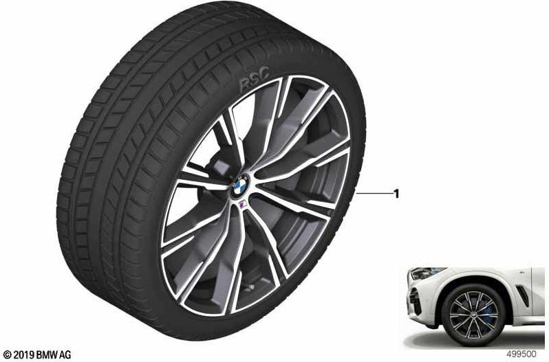 BMW純正RDC完全な完全冬LMソフトコンパウンド275/45R20 110T（36112468509）| 36112468509