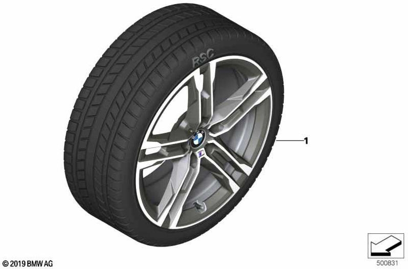 BMW純正RDC完全な完全冬LMソフトコンパウンド225/40R18 92T（36112471509）| 36112471509