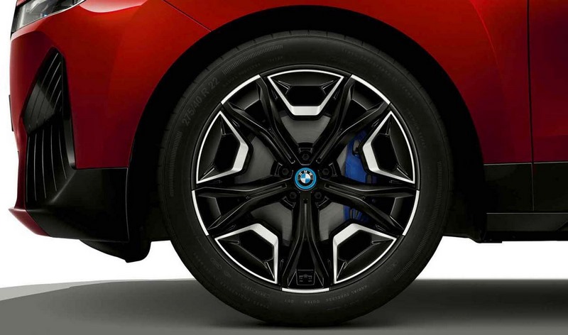 BMW純正Alufelge Aerodynamics 1020 Black II 9.5j x 22 et 37フロントアクスル /リアアクスルIX I20 | 36115A02658