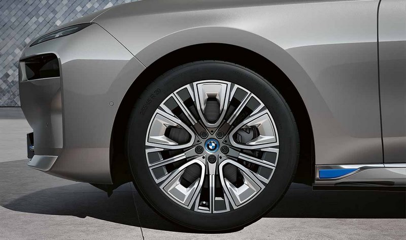 BMW本物のAlufelge Aerodynamic Wheel 906 Bicolor（Gunmetal Grey / Herracht）9J X 20 ET 24 Vorder Axle 7シリーズG70 | 36115A19DE6