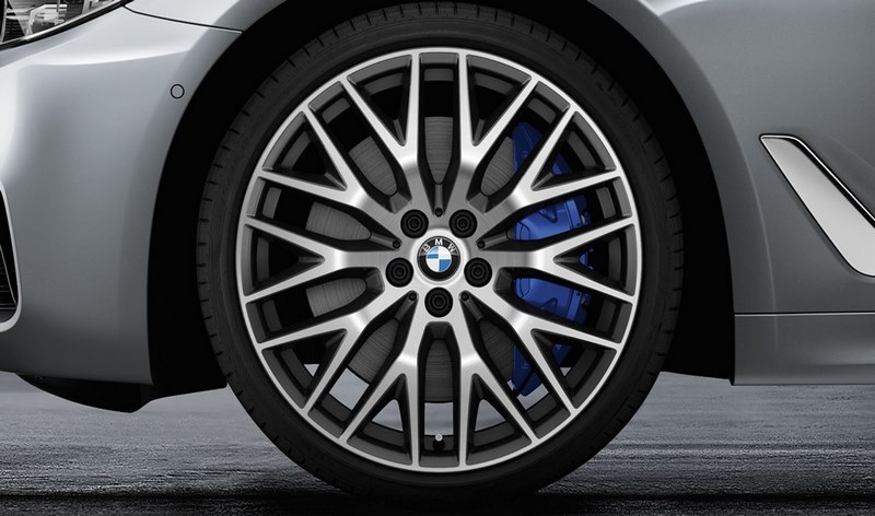 BMW本物の完全なサイクルクロススペル636 Bicolor（Orbitgrey / Glossy）20インチ5シリーズG30 G31 RDCI（ミキシングタイヤ）| 36115A3E049