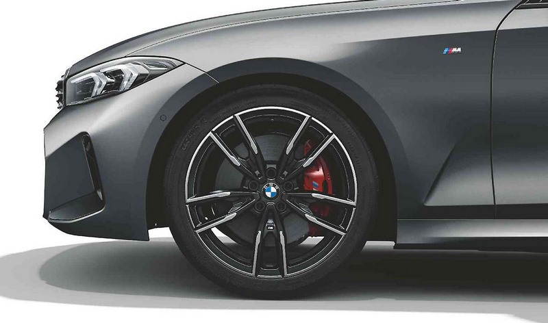 BMW本物のAlufelge M double -Pakes 792 Bicolor（Jet Black uni / high -speed）8j x 19 et 27フロントアクスル3シリーズG21 G28 4シリーズG22 G23 | 36115A49E5