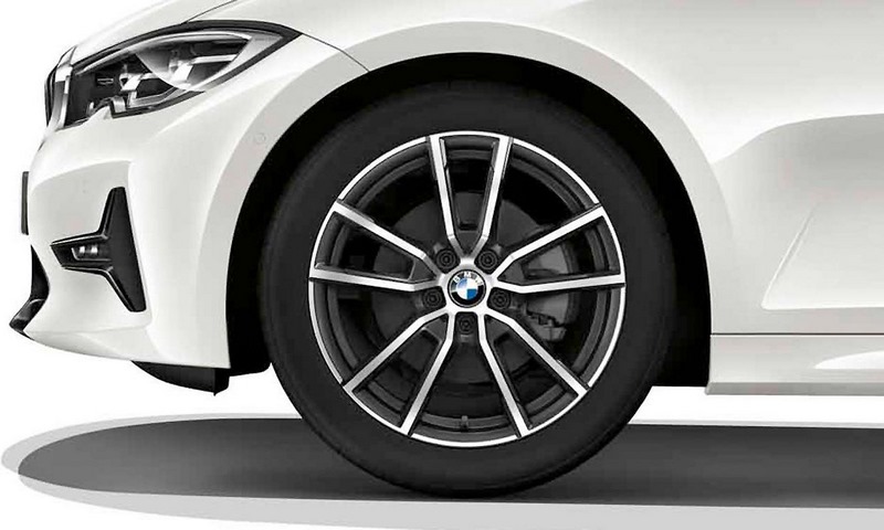 BMW本物の完全なホイールv-Speiche 780 bicolor（orbitgrey / glam-rotated）18インチ2シリーズG20 G20 G28 4シリーズG22 G23 RDCI | 36115A4FF71