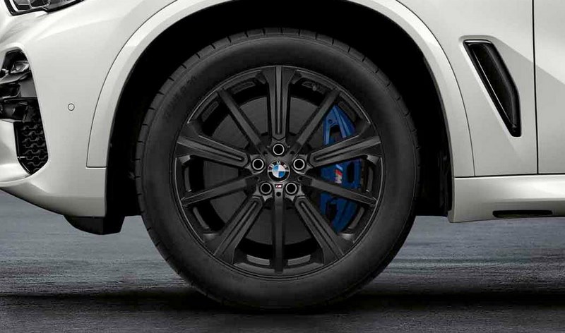 BMW本物の完全なホイールMパフォーマンスSternSpeiche 748 Jet Black Matt 20インチX5 G05 LCI X6 G06 LCI RDCI（ミキシングタイヤ）| 36115A818C9
