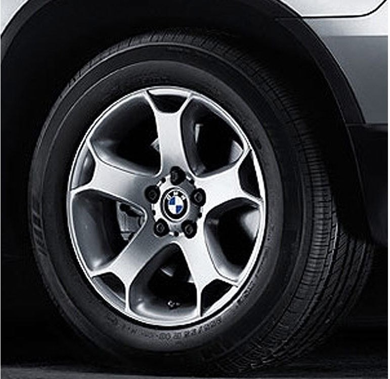 BMW本物のAlufelge Y-Speiche 131 8.5j X 18 ET 48シルバーフロントアクスル /リアアクスルX5 E53 | 36116761930