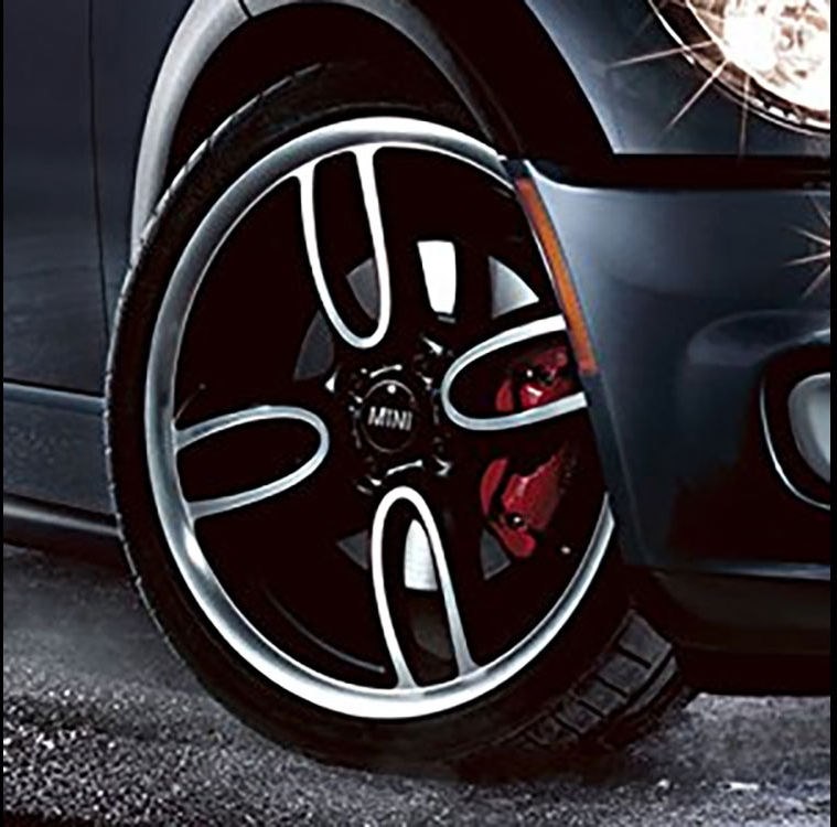 BMW本物のミニアルフェルジR107 GP 7J X 18 ET 52ヒル旋回フロントアクスル /リアアクスルミニR53 R55 R56 R57 R59 | 36116774581