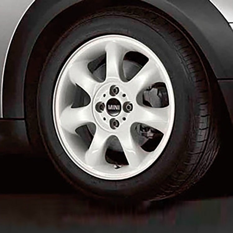 BMW本物のミニアルフェルジブリッジスポーク94 6.5J x 16 ET 48白いフロントアクスル /リアアクスルミニR53 R55 R56 R57 R58 R59 | 36116775800