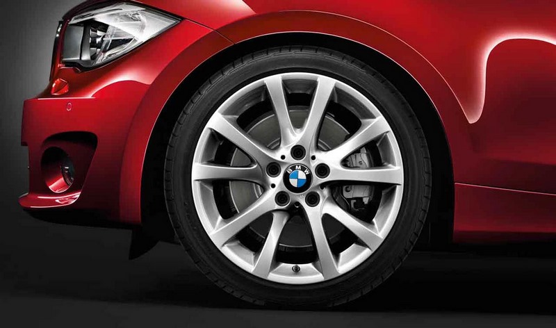 BMW本物のAlufelge v-Speiche 372 7.5j x 18 et 49シルバーフロントアクスル1シリーズE82 E87 E88 | 36116795563