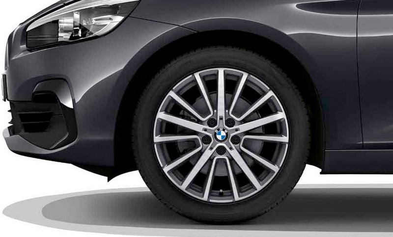BMW純正アルフェルジMスターは512 orbitgrey 8j x 18 et 57フロントアクスル /リアアクスル2er F45 F46 | 36116851786