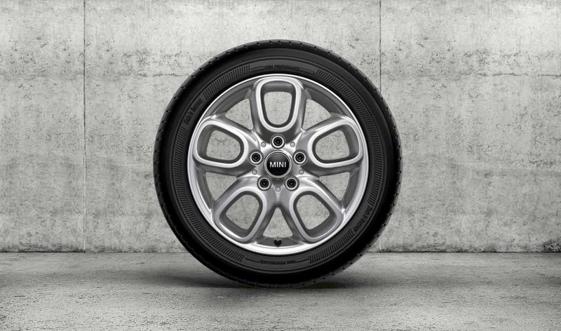 BMW本物のミニアルフェルジループスポーク494シルバー6.5J x 16 ET 54フロントアクスル /リアアクスルF56 F56 BEV F57 | 36116855103