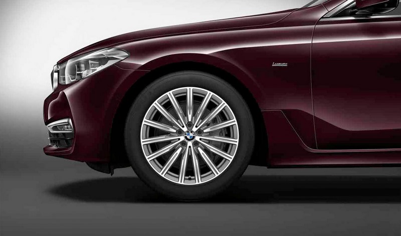 BMW本物のAlufelge Multi -Plaiche 644 Bicolor（Ferricgrey / Glossy）9.5j x 19 et 39リアアクスル6シリーズG32 | 36116877025