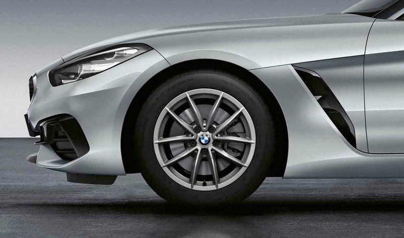 BMW純正Alufelge v-Speiche 768 Reflex Silver 7.5j x 17 et 24フロントアクスルZ4 G29 | 36116879183