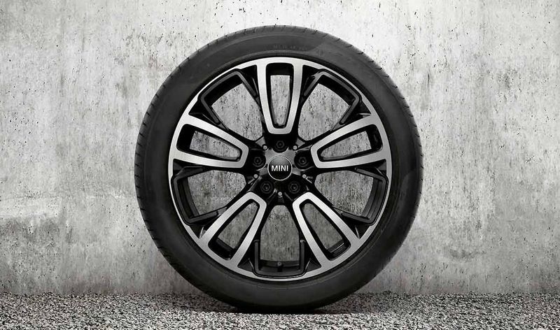BMW純正ミニアルフェルジJCWサーキットは592ジェットブラックユニ8J X 19 ET 54フロントアクスル /リアアクスルF54 | 3611688352