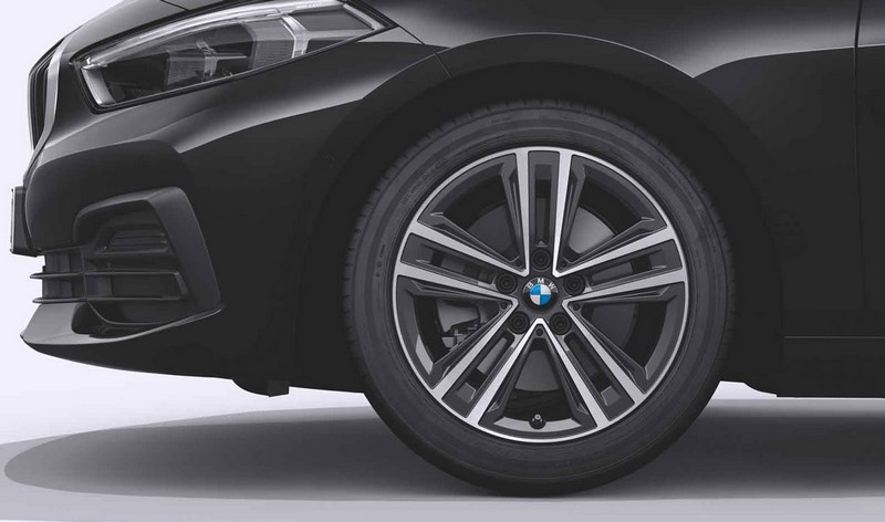 BMW純正Alufelge Double -Pakes 548 Bicolor（Orbitgrey / Glossy）7.5j X 17 ET 54フロントアクスル /リアアクスル1シリーズF40 2シリーズF44 | 36116884022