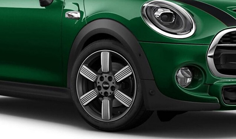 BMW純正ミニアルフェルジ60年スポーク525スペクターグレーx 17 ET 54フロントアクスル /リアアクスルF55 F56 F57 | 36116884399