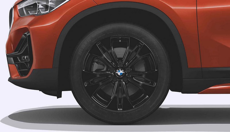 BMW本物のアルフェルジダブルペイク578ブラック7.5j x 18 et 51フロントアクスル /リアアクスルx1 f48 x2 f39 | 36116885381