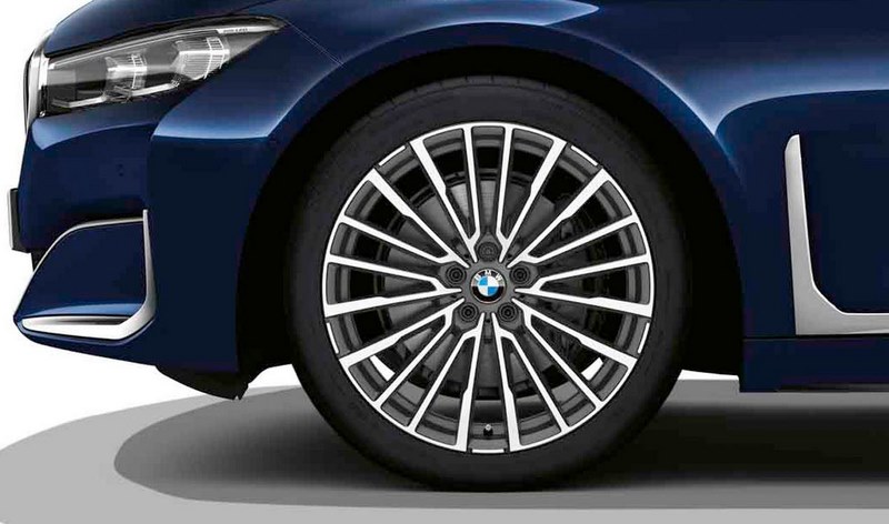 BMW純正Alufelge Multi -Plaque 777 Ferricgrey 8.5j x 20 ET 25 FRONT AXLE 5シリーズG31 62 7シリーズG12 8シリーズG15 G16 X5 X6 G06 X7 G07 | 36116887602