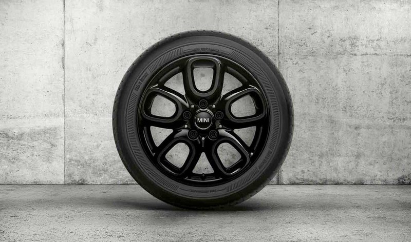BMW本物のミニアルフェルジループスポーク494ブラック7J x 16 ET 52フロントアクスル /リアアクスルF54 | 36116891824