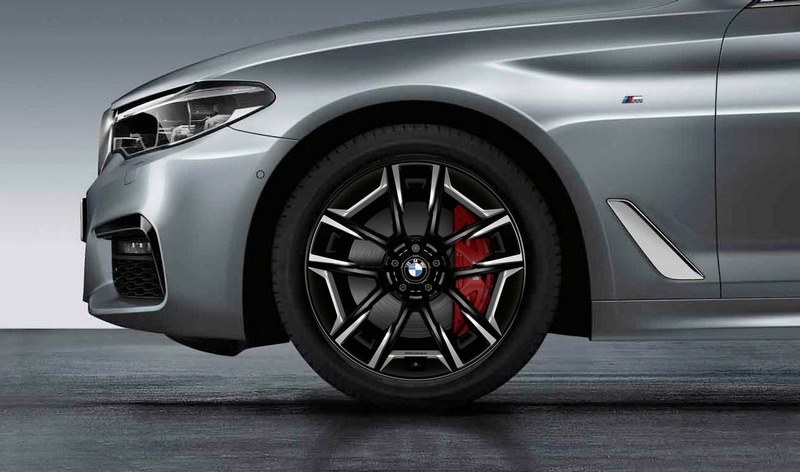 BMW本物のAlufelge Aerodynamics 1001L Bicolor（Jet Black uni / herracht）8J x 20 ET 29フロントアクスル5シリーズG30 G31 | 36116895212