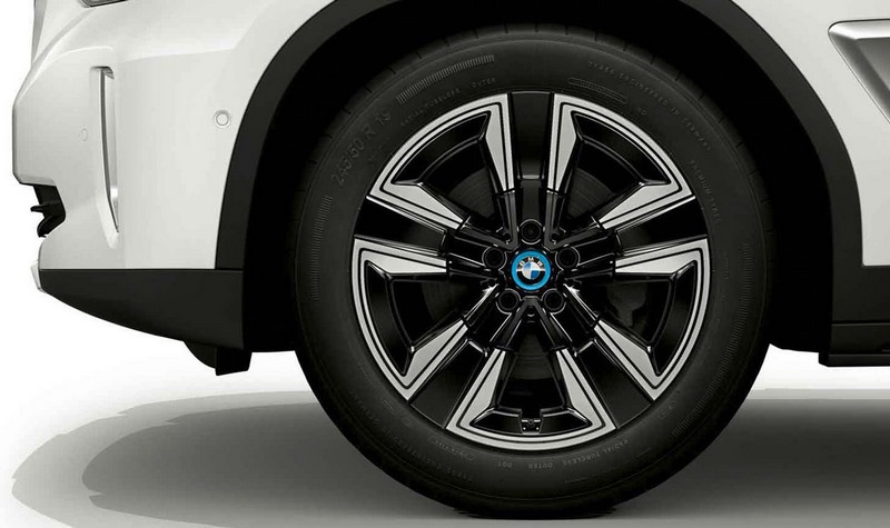 BMW本物のインサートアルミニウムリム空気力学842シルバーIX3 G08 BEV | 36116895628