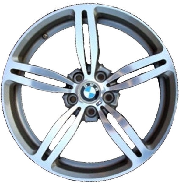 BMW本物のアルフェルジMダブルペア167 9.5J X 19 ET 28シルバーリアアクスル5シリーズE60 | 36117835148