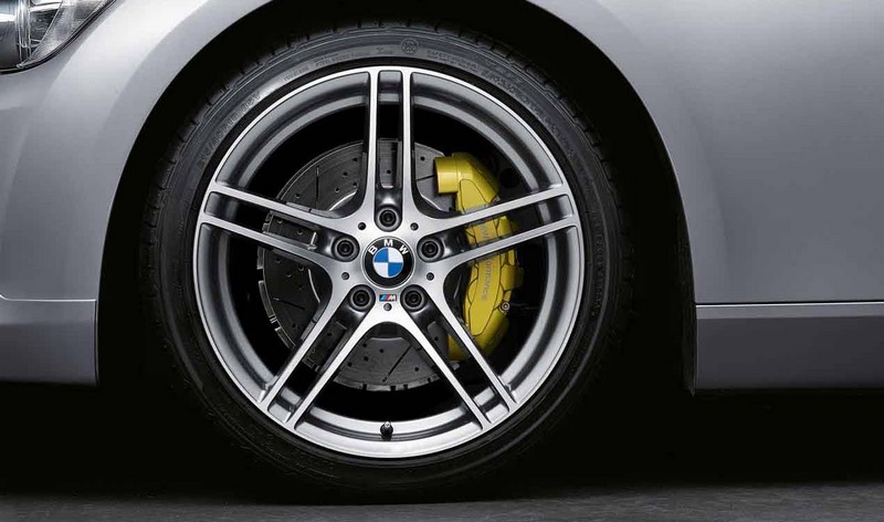 BMW本物のアルフェルジMダブルスポーク313 Bicolor（Ferricgrey / Glossy）パフォーマンス文字なし、M-Logo 8J x 19 et 37フロントアクスル3シリーズE90 E92 E93 | 36117844343