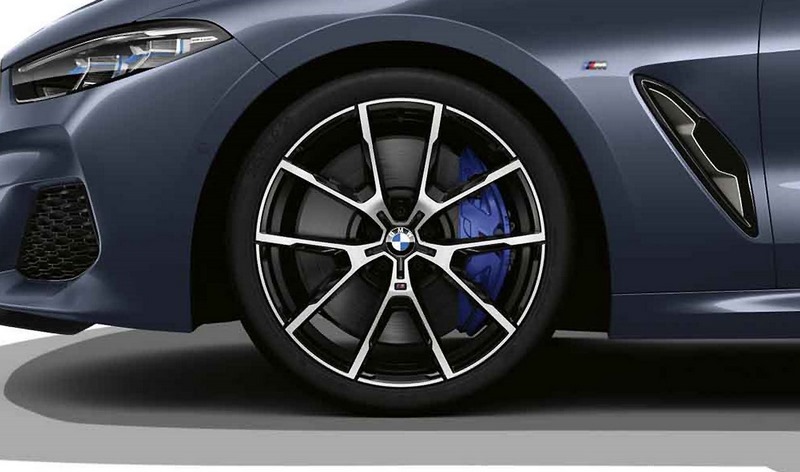 BMW純正Alufelge M Y-Speiche 728 Bicolor（Jet Black Uni / Herracht）9J X 20 ET 41リアアクスル8シリーズG14 G15 G16 | 36118072024