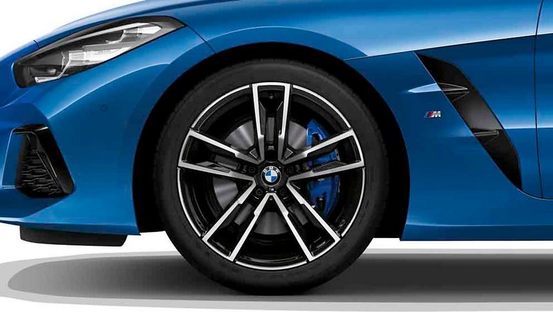 BMW本物のアルフェルジMダブルスポーク799 Bicolor（黒 /光沢）10J X 19 ET 40リアアクスルZ4 G29 | 36118089877