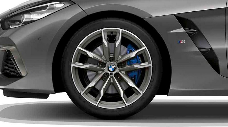 BMW本物のAlufelge M double -Pakes 800 Bicolor（CeriumGrey / High -Gloss）10J X 19 ET 40リアアクスルZ4 G29 | 36118089879