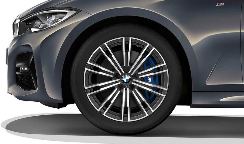 BMW純正Alufelge M double -pear 790 orbitgrey 7.5j x 18 et 25フロントアクスル3シリーズG20 G21 4シリーズG22 | 36118089890